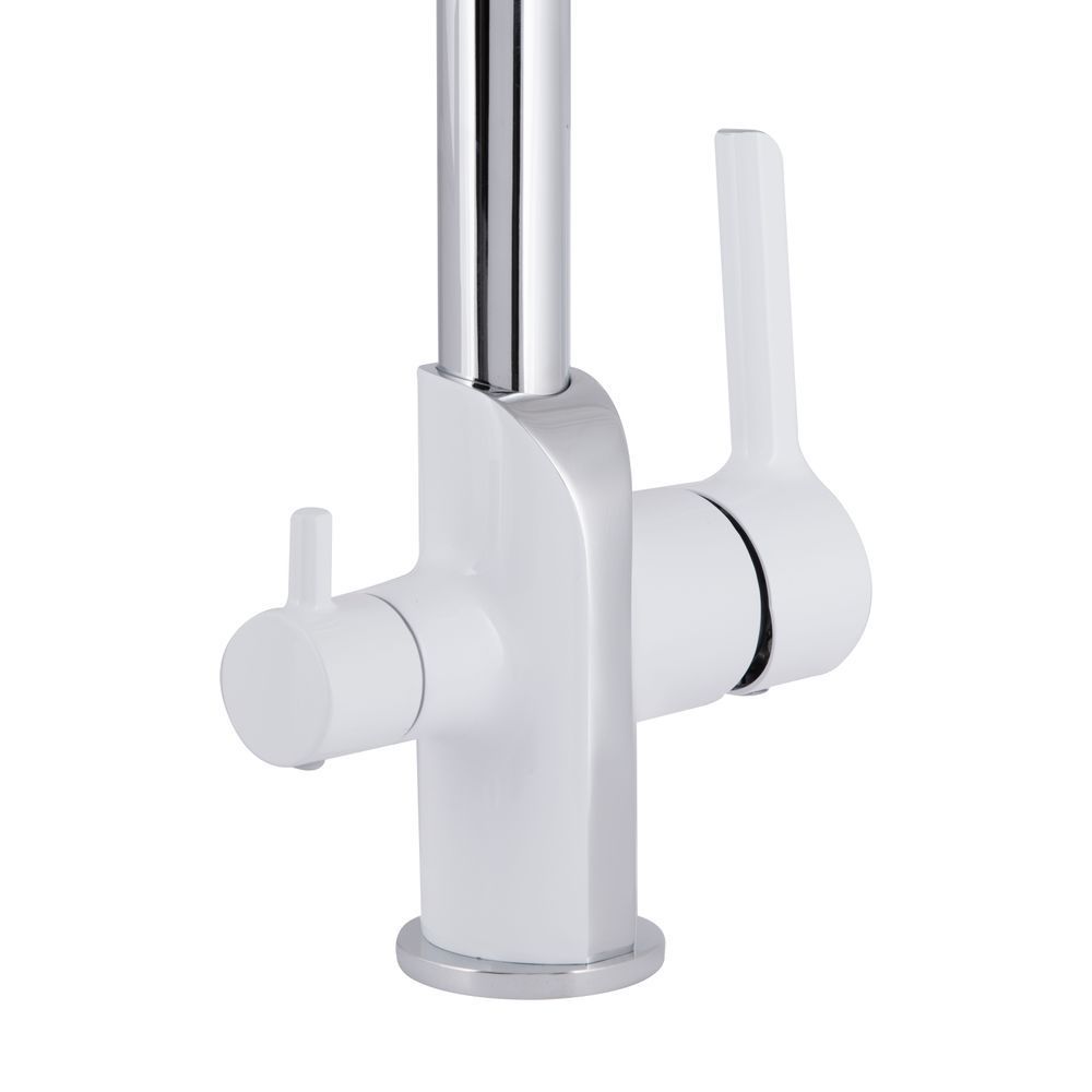 фото Смеситель для кухни Qtap Grand с подключением для питьевой воды QTGRA362CRW45668 Chrome/White