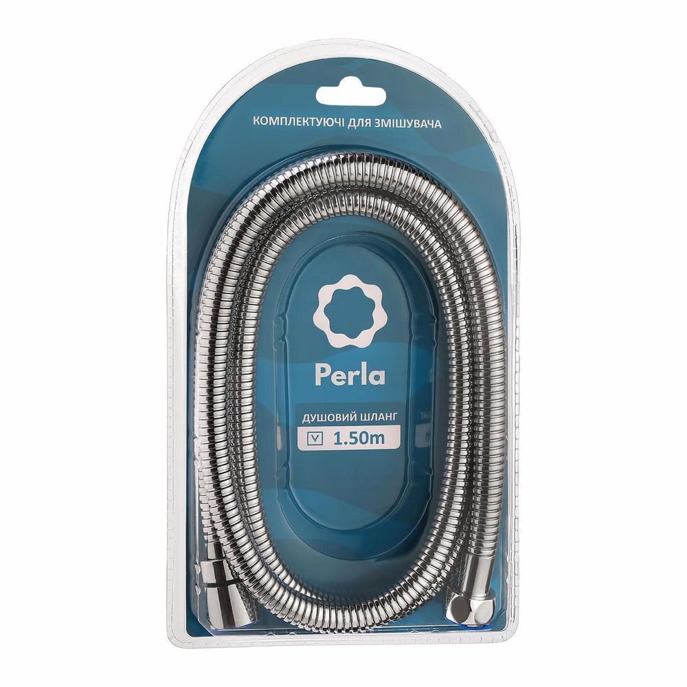 фото Шланг для душа PERLA ANTI-TWIST хром 150 см PSS1850