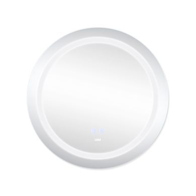 фото Зеркало Lidz Aria R600 с LED-подсветкой Touch, с антизапотеванием, с диммером, рег. яркости LD78LR600