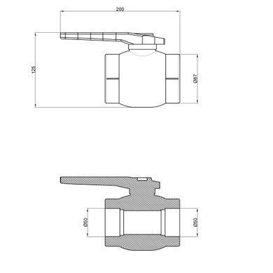 фотографія Кран кульовий PPR Thermo Alliance 50