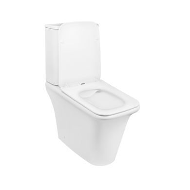 фотографія Унітаз-компакт Qtap Kalao безобідковий з сідінням Soft-close QT08221213AW