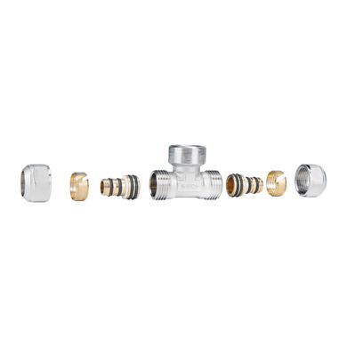фото Трійник обжимний Icma 16х1/2"х16 ВР №538