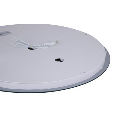 фото Зеркало Lidz Aria R600 с LED-подсветкой Touch, с антизапотеванием, с диммером, рег. яркости LD78LR600
