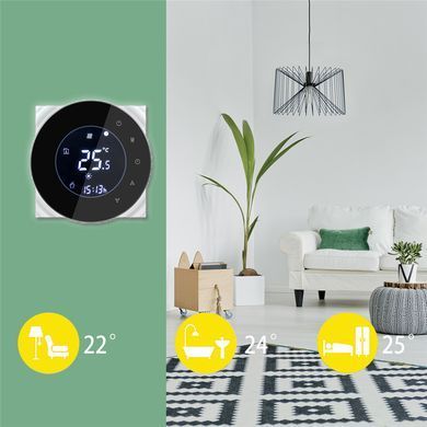 фото Проводной недельный термостат с WiFi BHT-6000-GALW