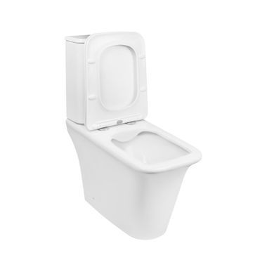 фотографія Унітаз-компакт Qtap Kalao безобідковий з сідінням Soft-close QT08221213AW