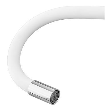 фотографія Змішувач для кухні Mixxus SUS-011 Chrome Refl.White (нерж. сталь) (MI6233)