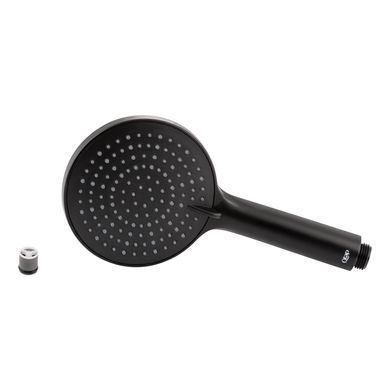 фотографія Лейка для ручного душа Qtap Rucni 115 мм округлая QTRUCA116O3PBB Black Matt