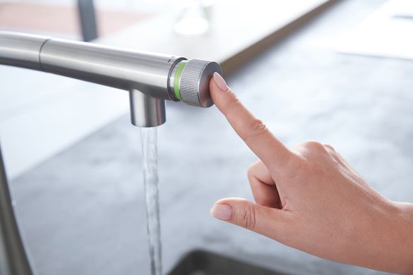 фото Змішувач для кухні з висувним виливом Grohe Zedra SmartControl (31593DC2)