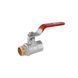 фото Кран шаровой STA 1/2" ВН PN30 ручка, никелированный