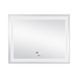 Зеркало Qtap Mideya (DC-F614) 1000х800 с LED-подсветкой Touch, с антизапотеванием, с часами, диммером, рег. яркости QT2078F614W