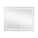 Зеркало Qtap Mideya (DC-F614) 1000х800 с LED-подсветкой Touch, с антизапотеванием, с часами, диммером, рег. яркости QT2078F614W