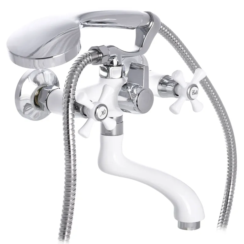 фото Змішувач для ванни Mixxus Omega 142 White (MI2769)