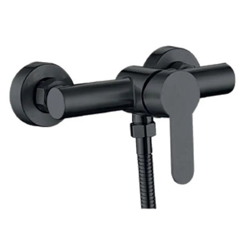 фотографія Змішувач для душу Zerix DAX-003 Black з нерж. сталі SUS304 (ZX4813)