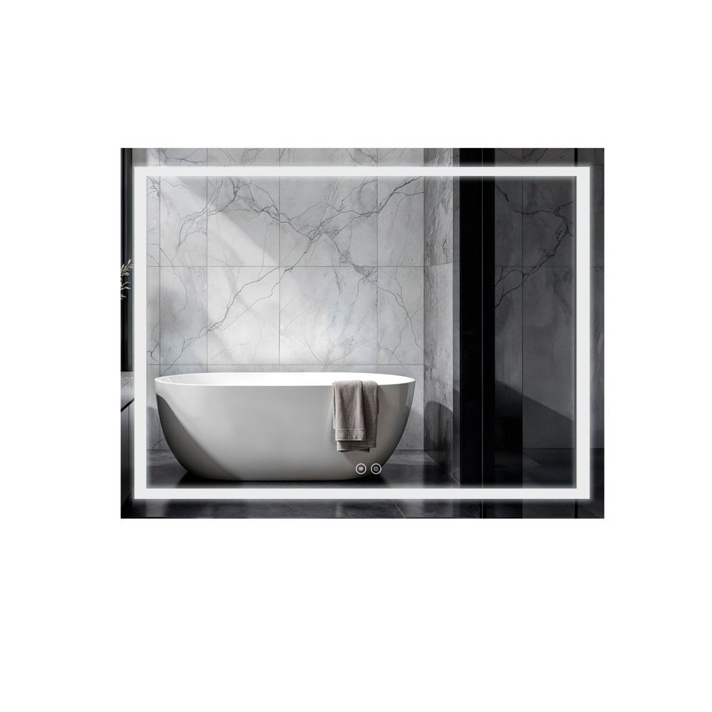 фото Зеркало Qtap Mideya (MI1) 900х700 с LED-подсветкой Touch, с антизапотеванием, с диммером QT2078NCF9070W