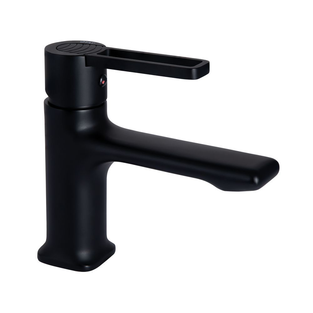 фото Смеситель для раковины Qtap Taurus QTTAU270BLM45660 Black Matt