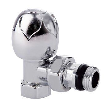 фотографія Кран радіаторний Icma 1/2" з антипротіканням кутовий №1112