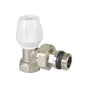 фото Кран радиаторный Icma №803+940 угловой 3/4" с ручкой