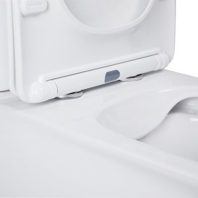 фотографія Унітаз-компакт Qtap Nando безобідковий з сидінням Soft-close QT12221222AW