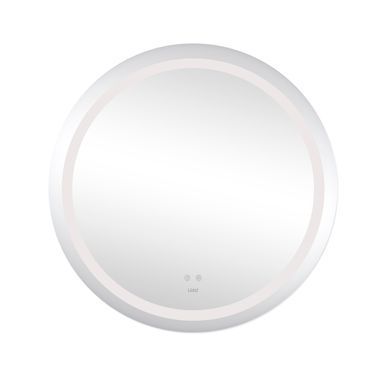 фото Зеркало Lidz Aria R800 с LED-подсветкой Touch, с антизапотеванием, с диммером, рег. яркости LD78LR800