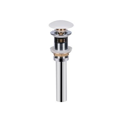 фото Комплект Qtap Tern: Раковина подвесная прямоугольная левая 450х260х155 мм White + Донный клапан PU02O