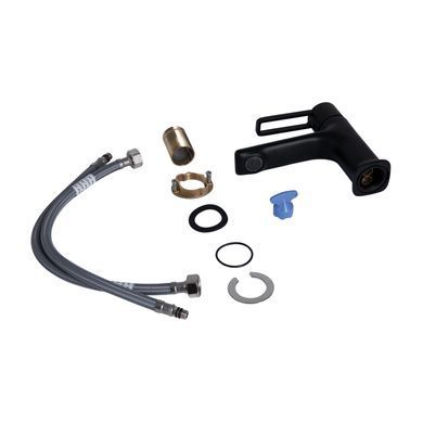 фото Смеситель для раковины Qtap Taurus QTTAU270BLM45660 Black Matt