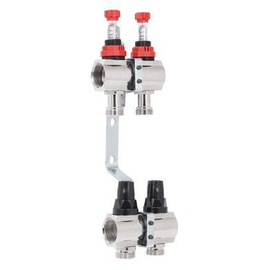 фотографія Колектор з витратомірами Thermo Alliance Forte 1" 2 виходи SF001W2