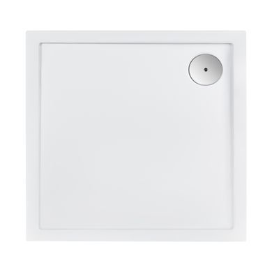 фото Набор Qtap душевая кабина Capricorn CRM1011SC6 Clear 2020x1000x1000 мм + поддон Tern 301112 100x100x12 см с сифоном