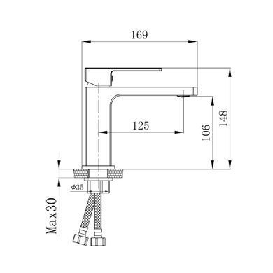 фото Смеситель для раковины Qtap Gemini QTGEM270CRM45673 Chrome