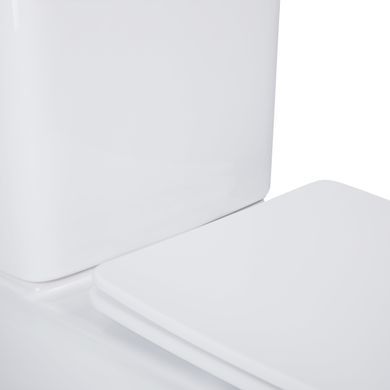 фотографія Унітаз-компакт Qtap Nando безобідковий з сидінням Soft-close QT12221222AW
