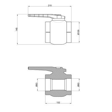 фотографія Кран кульовий PPR Thermo Alliance 63