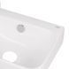 Комплект Qtap Tern: Раковина подвесная прямоугольная левая 450х260х155 мм White + Донный клапан PU02O