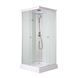 Душевой бокс Lidz Kubis SB90x90.SAT.LOW.FR, стекло Frost 4 мм