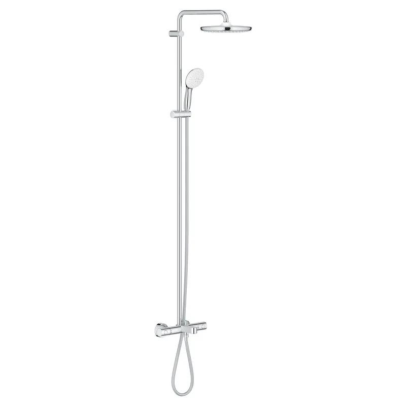 фото Душова система настінного монтажу Grohe Tempesta System 250 з термостатом для ванни (26672001)