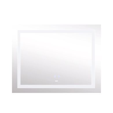 фото Зеркало Lidz Kubis 1000х800 с LED-подсветкой Touch, с антизапотеванием, с диммером, рег. яркости LD78LF61410080