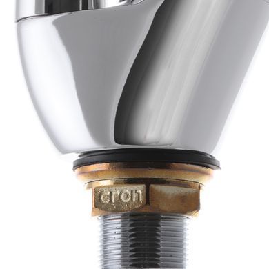 фото Змішувач для кухні CRON MAGIC 777 (чорна ручка) (CR0115)