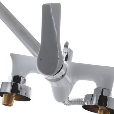 фото Змішувач для ванни Mixxus Premium Eva 006 Euro Білий (MI5813)