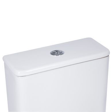 фото Унитаз-компакт Qtap Presto Quadro безободковый с сиденьем Soft-close QT24221215AW