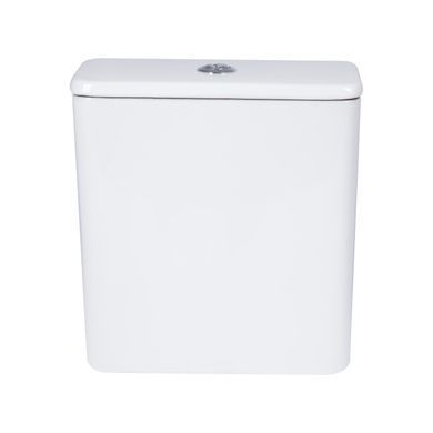 фото Унитаз-компакт Qtap Presto Quadro безободковый с сиденьем Soft-close QT24221215AW