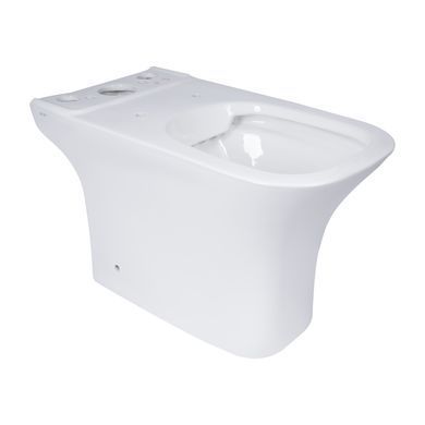 фото Унитаз-компакт Qtap Presto Quadro безободковый с сиденьем Soft-close QT24221215AW