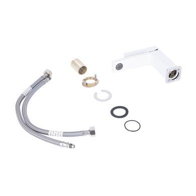 фото Смеситель для раковины Qtap Gemini QTGEM270CRW45675 Chrome/White