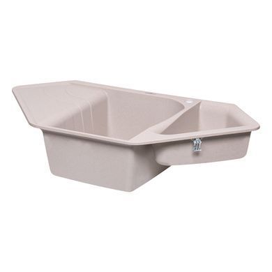 фотографія Кухонна мийка з додатковою чашею Lidz 1000x500/225 COL-06 (LIDZCOL061000500225)