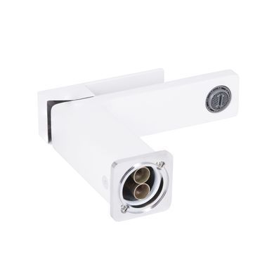 фото Смеситель для раковины Qtap Gemini QTGEM270CRW45675 Chrome/White