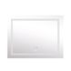 Зеркало Lidz Kubis 1000х800 с LED-подсветкой Touch, с антизапотеванием, с диммером, рег. яркости LD78LF61410080