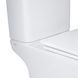 Унитаз-компакт Qtap Presto Quadro безободковый с сиденьем Soft-close QT24221215AW