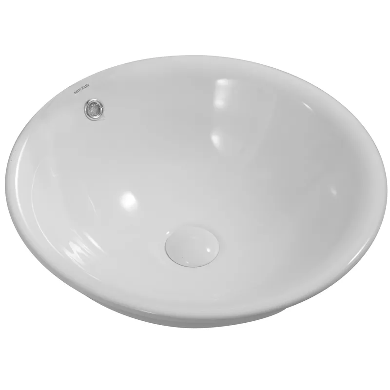 фото Раковина врізна на стільницю MIXXUS PREMIUM TOPPER-1601 470х470х180mm з переливом (MP6571)